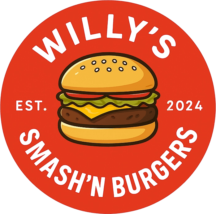 Willy's Smash'N Burgers logo — Est. 2024