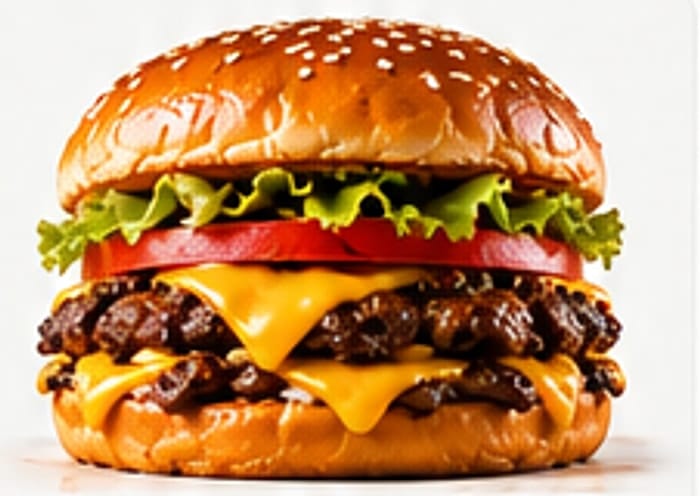 Willy's Classic: two smashed patties, American cheese, lettuce, tomato and Willy's sauce on a toasted bun